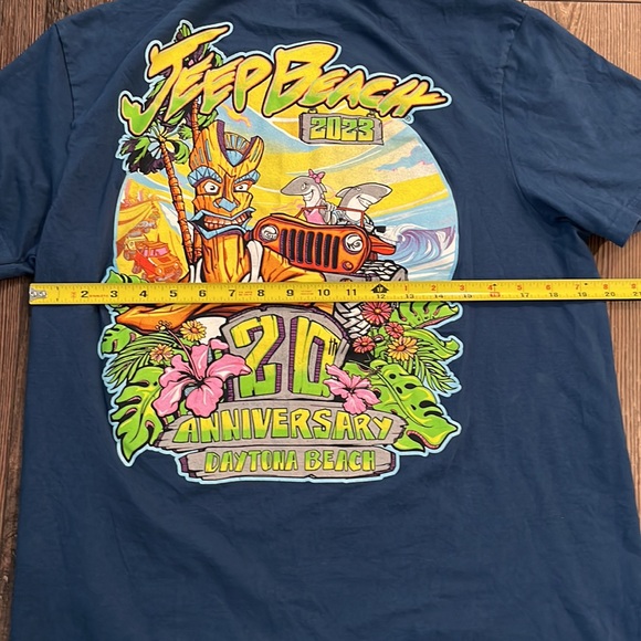 JEEP BEACH 2023 Daytona Beach Florida 20th Anniversary M Shirt - Picture 5 of 6
